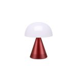 Lexon MINA L AUDIO prijenosna lampa s bluetooth zvučnikom TAMNO CRVENA