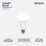 DELTACO SMART HOME LED Žarulja E27 BIJELA