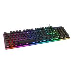 DELTACO GAMING Tipkovnica DK220 Membrane RGB, 25-Anti-ghosting Tipke., CRNA - Slika 2