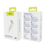 ALLITY zidni punjač GaN PD QC ATC-01-65WACC 2x USB-C 1x USB-A 65W bijeli - Slika 7