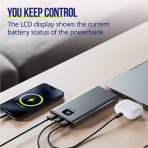 ALLITY prijenosna baterija APB-100 PD QC 22.5W 10000 mAh siva - Slika 3