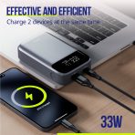 ALLITY prijenosna baterija APB-200 PD 33W 10000 mAh siva - Slika 6