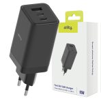 ALLITY zidni punjač GaN PD QC ATC-01-65WACC 2x USB-C 1x USB-A 65W crni