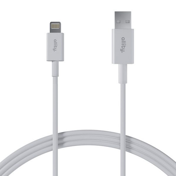 ALLITY kabel USB-a na Lightning 1.0m 2,4A BIJELI