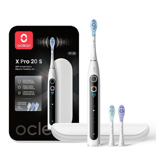 OClean Električna Četkica za zube X Pro 20 - BIJELA - SET
