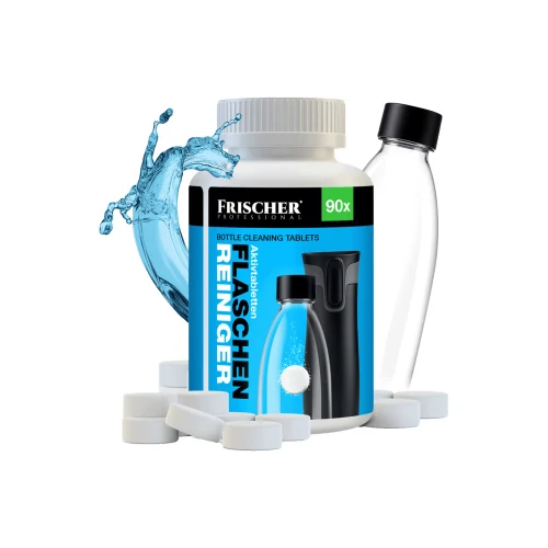 FRISCHER Sredstvo za čišćenje boca 90 tableta x 2 g u posudi od 250 ml 1