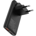 Allity zidni punjač GaN PD QC ATC-02-65WAC 1x USB-C + 1x USB-A 65W crni 1