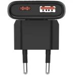Allity zidni punjač GaN PD QC ATC-02-65WAC 1x USB-C + 1x USB-A 65W crni 3