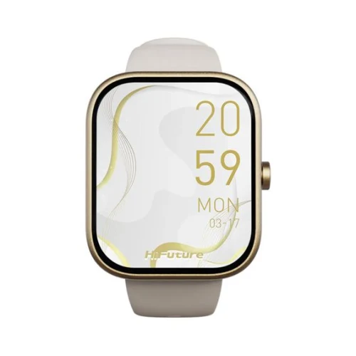 HiFuture LUME Smartwatch – Champagne Gold, 1.85" IPS Display & 100+ Sportmodi 1
