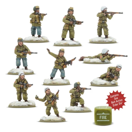 Warlord Games Bolt Action US Airborne (winter) Pathfinder Squad 1