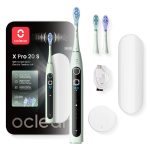 Oclean Električna četkica za zube X Pro 20 Set zelena, sonični motor