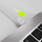 Allity cable AUC-03 USB-C - USB-C 1.0 m 60W BIJELI - Slika 3